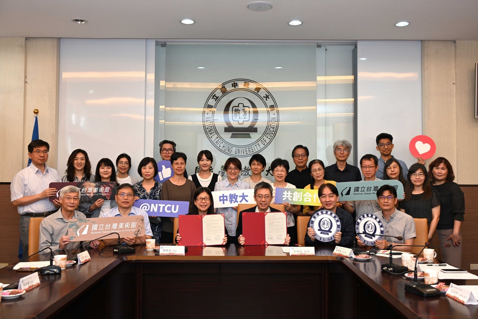 本校與國美館與正式簽署合作協議 藝術領域與教育專業得以相輔相成