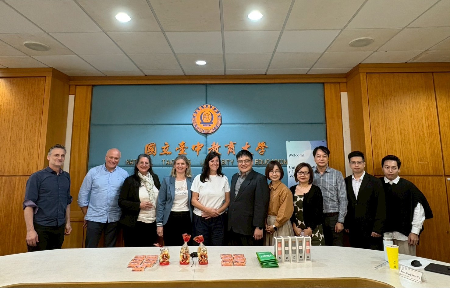 奧地利姊妹校University College of Teacher Education Vorarlberg師長來訪